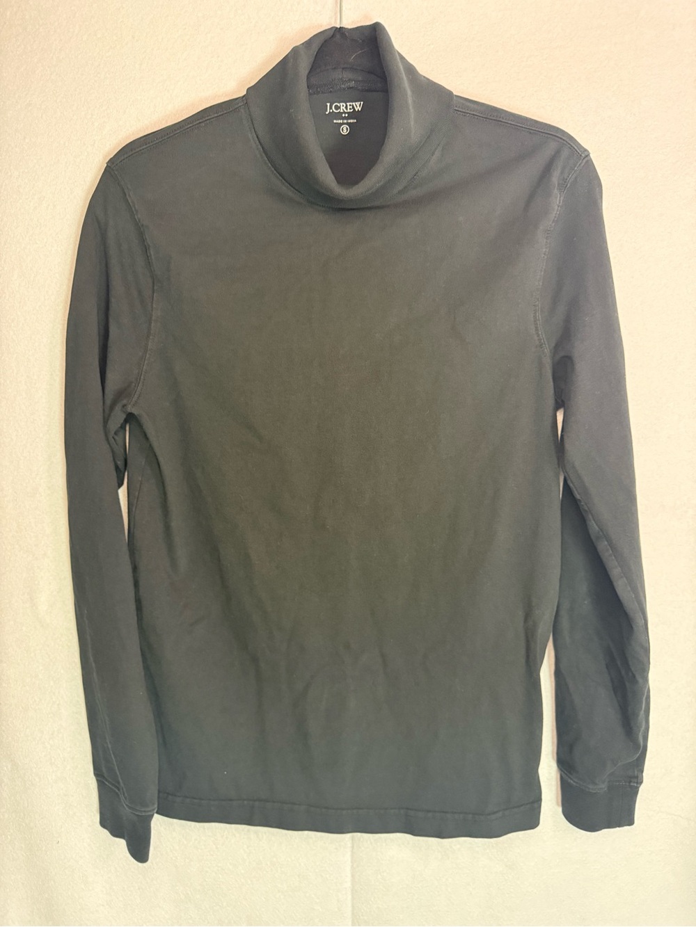 J. Crew Men's Black Turtleneck Sweater